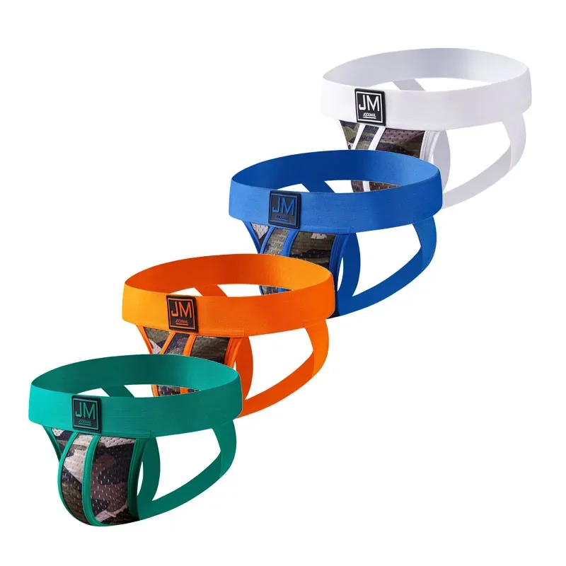 Jockstrap Athletic - JOCKMAIL 4-Pack Camouflage Thong Jockstrap for