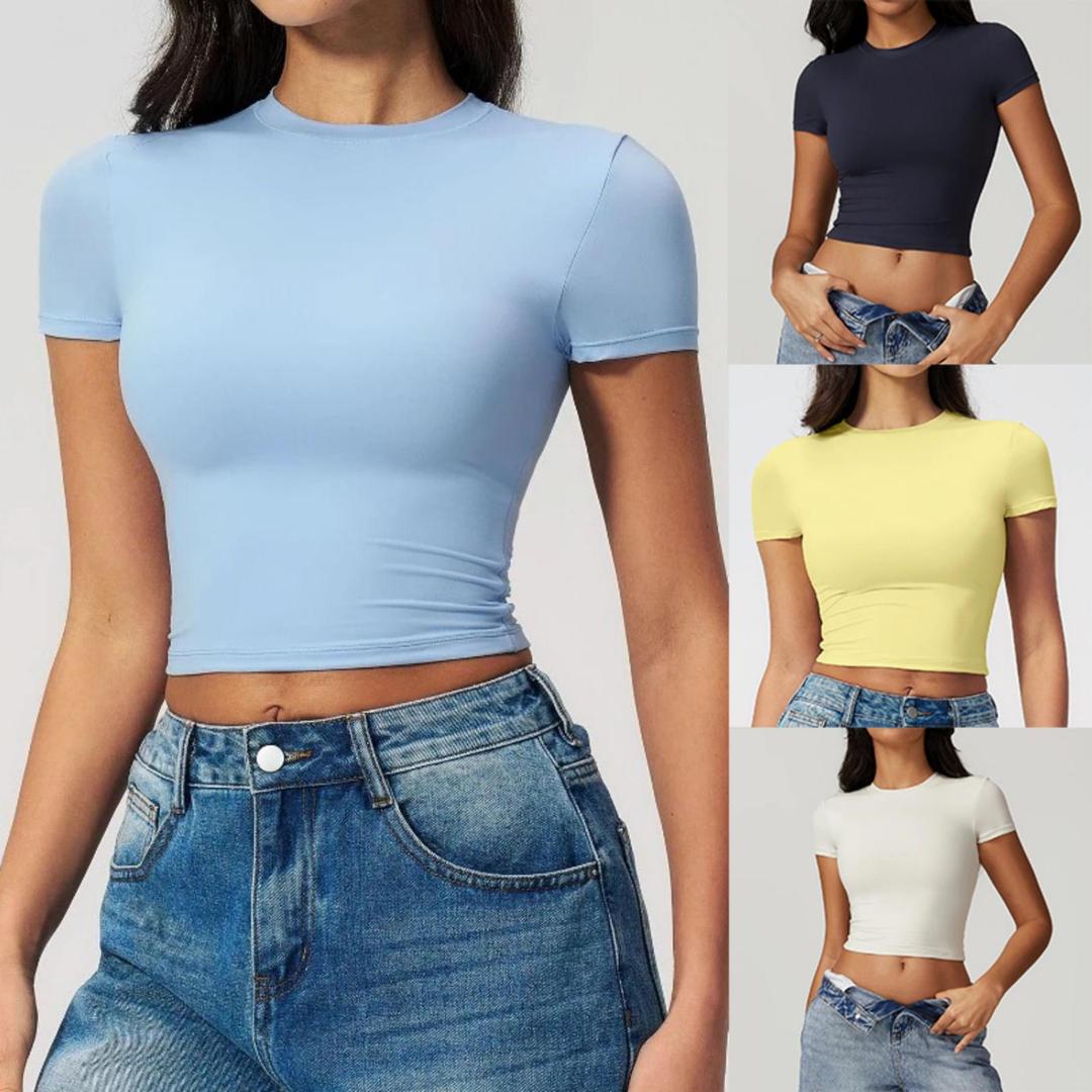 T Shirt Tight Fit - A Women's Tight Fitting Sports T-shirt