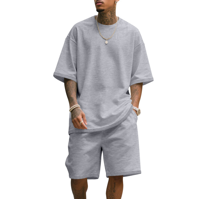 Men's Casual Two Piece Set Sum - огляд і ціна T Shirt Tight Fit