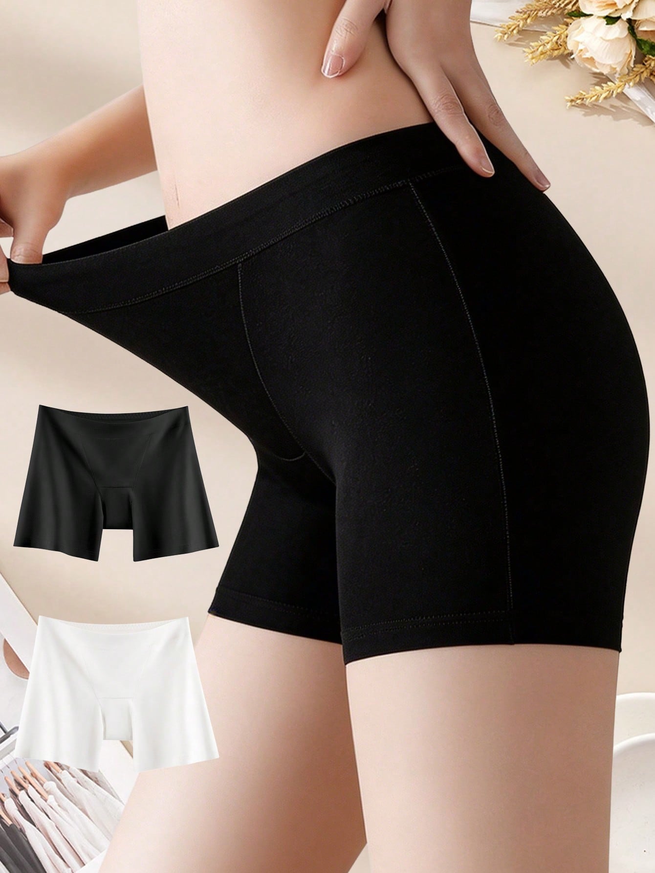 2PCS Cotton Safety Women's Sho - огляд і ціна Boxer Brief Pack Cotton