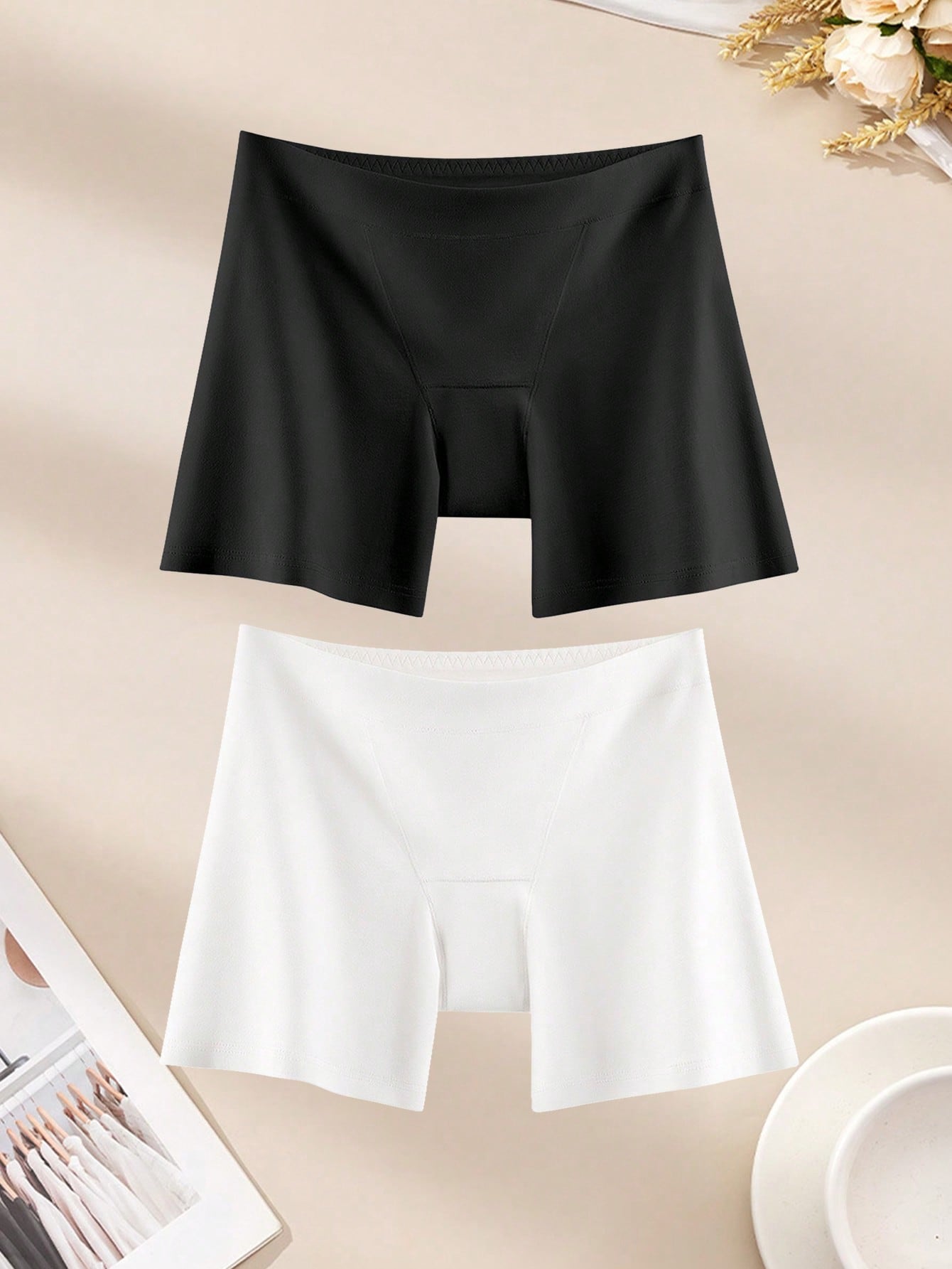 2PCS Cotton Safety Women's Sho - огляд і ціна Boxer Brief Pack Cotton