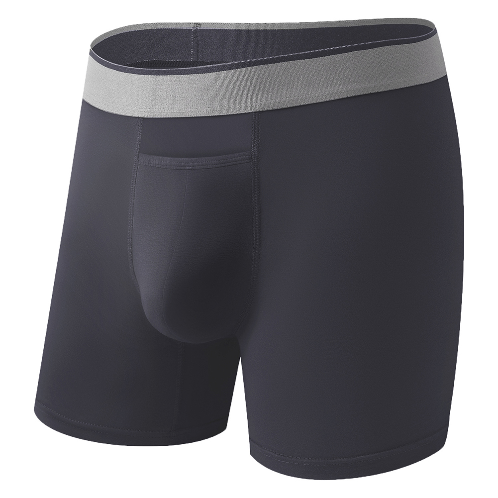 1pc Men Long Leg Shorts Soft U - огляд і ціна Bamboo Fiber Trunk
