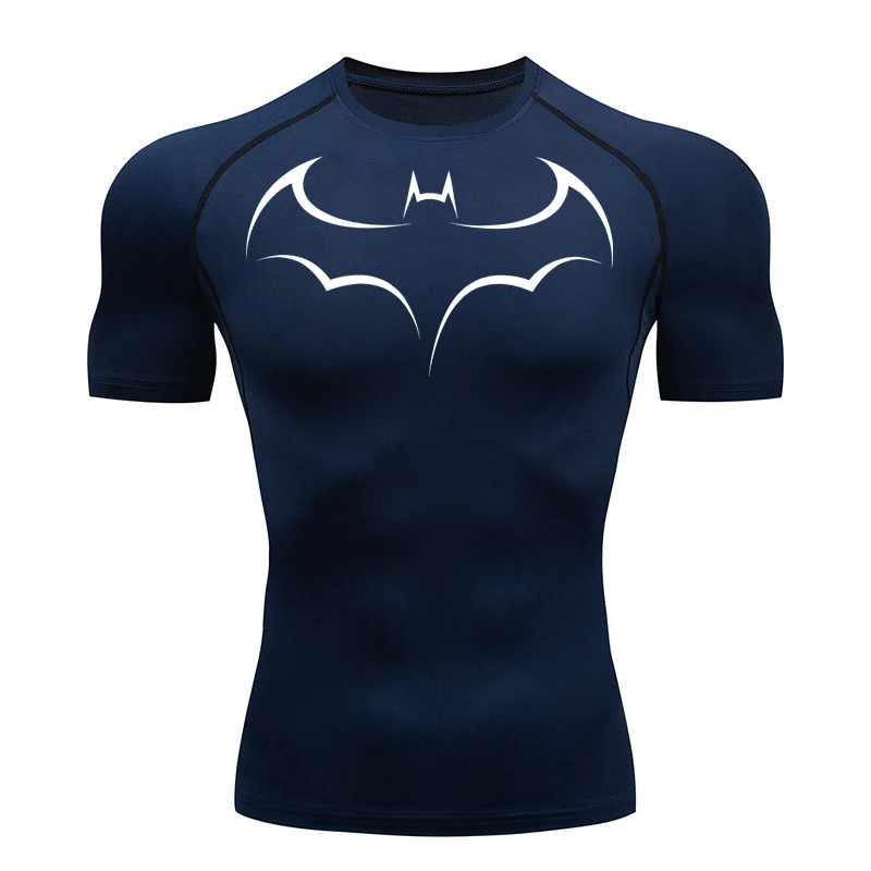 Bat Printed Men's Tight T-Shir - огляд і ціна T Shirt Tight Fit