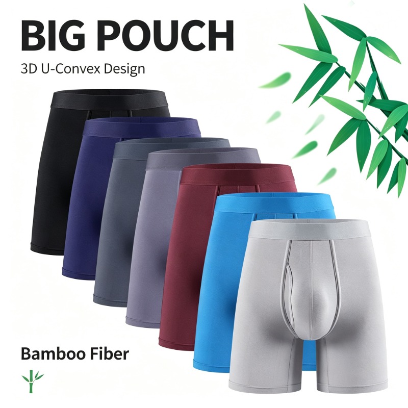 Men Bamboo Fiber Boxer Briefs  - огляд і ціна Bamboo Fiber Trunk