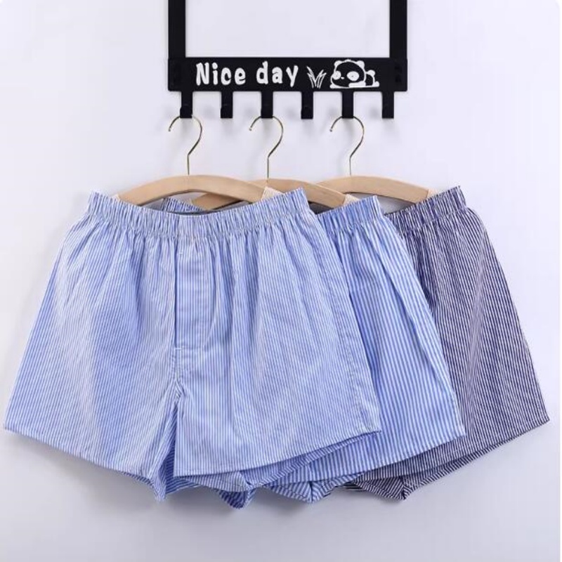 3 pc/lot M-3XL Classic Plaid M - огляд і ціна Boxer Brief Pack Cotton