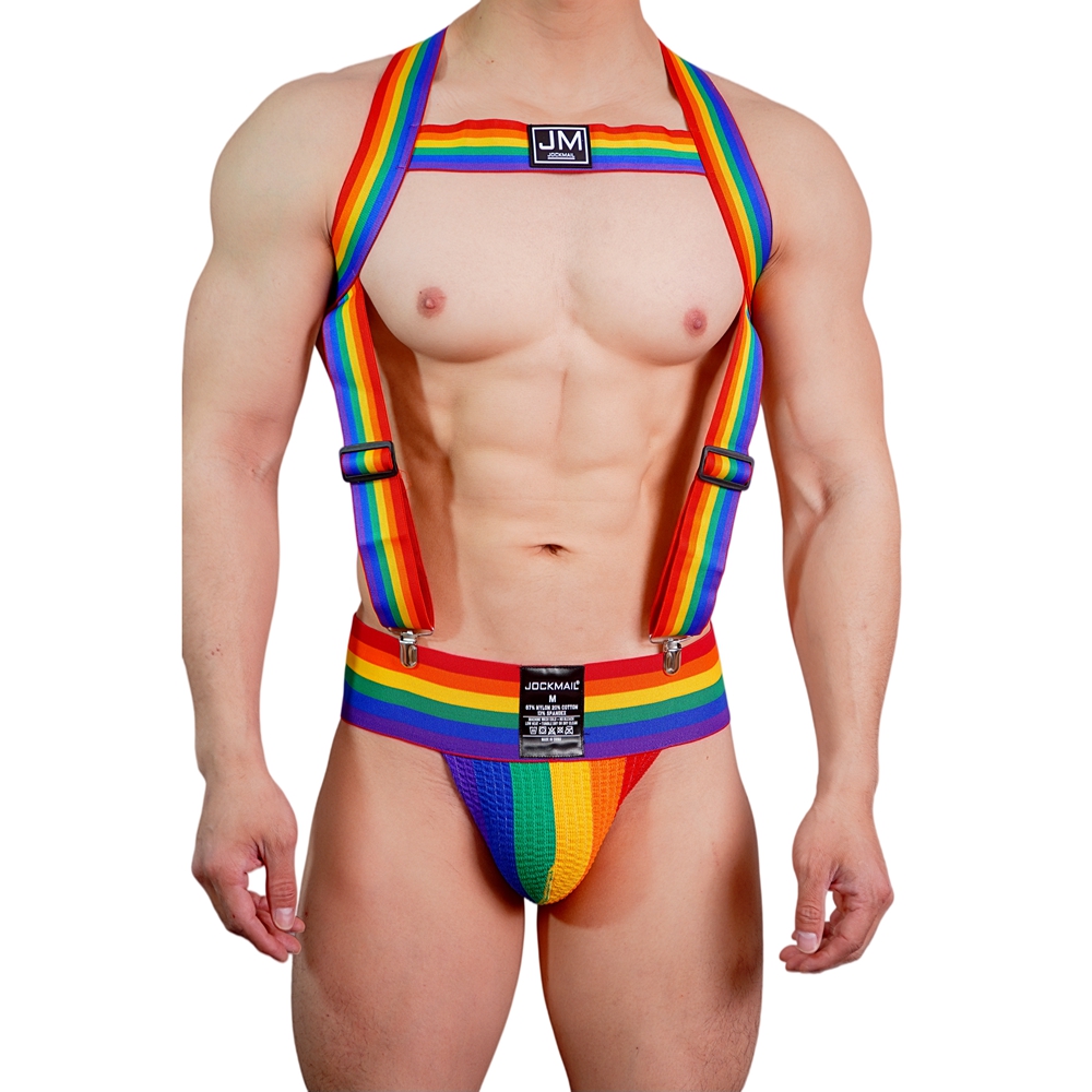 JOCKMAIL Rainbow Body Harness  - огляд і ціна Jockstrap Athletic