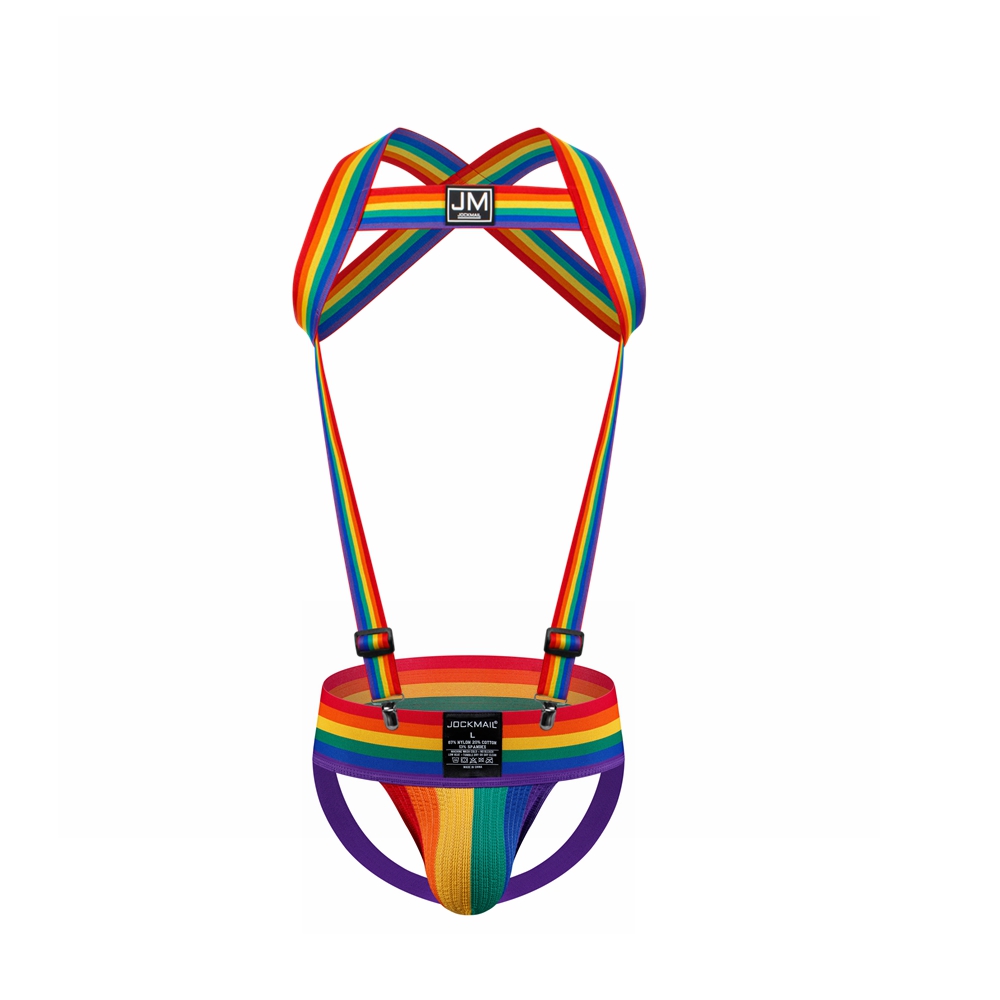 JOCKMAIL Rainbow Body Harness  - огляд і ціна Jockstrap Athletic