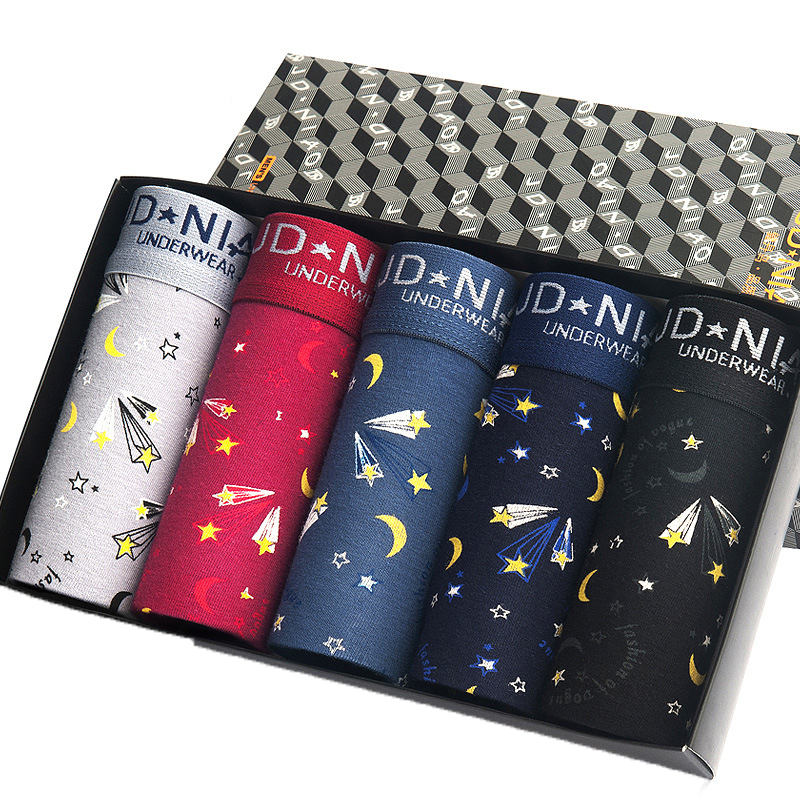 5Pcs/lot Men Underwear Cotton  - огляд і ціна Multi Pack Underwear