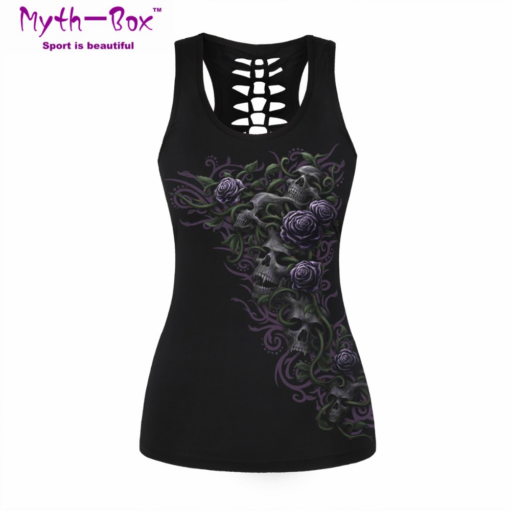 Women Sport Vest Bad Cat Print - огляд і ціна Sleeveless Undershirt